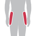 Pro Form-Fitting Breeches in Crisp White with Hip Protection