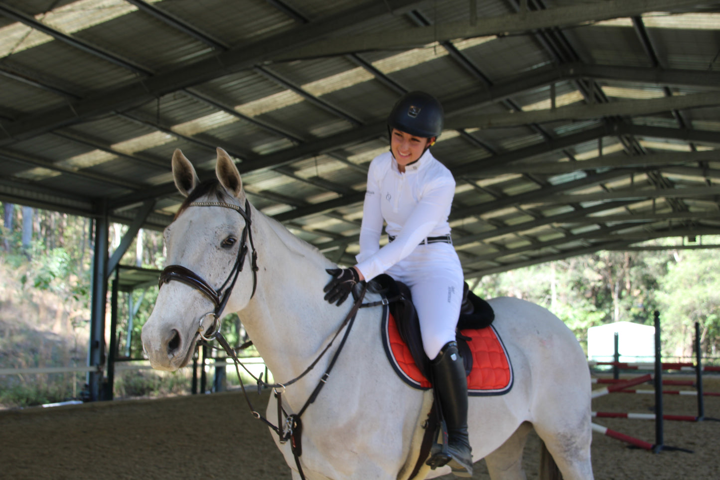 CLEARANCE SALE - Pro Form-Fitting Breeches in Crisp White